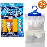 ANSIO Wardrobe Dehumidifier Pack 12 Hanging Moisture Absorbers view 2
