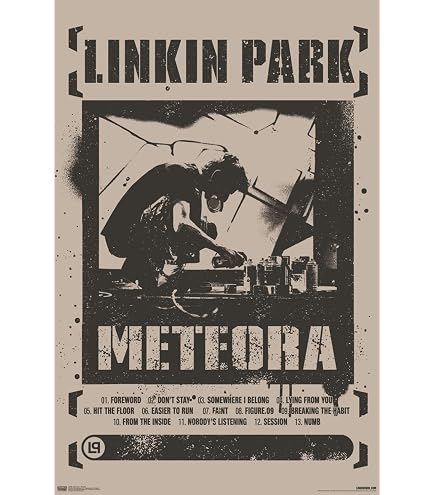 Amazon.com: Linkin Park Poster Projekt Revolution Tour 2007 band