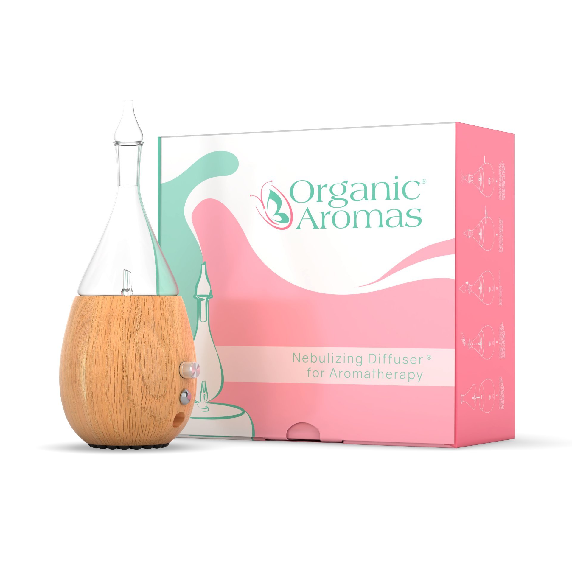 Raindrop 2 0 Nebulizing Essential Oil Diffuser for Aromatherapy by