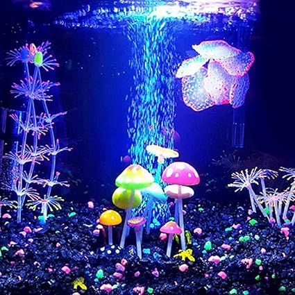 Amazon Com Cvmbro2x Aquarium Silicone Fluorescent Artificial
