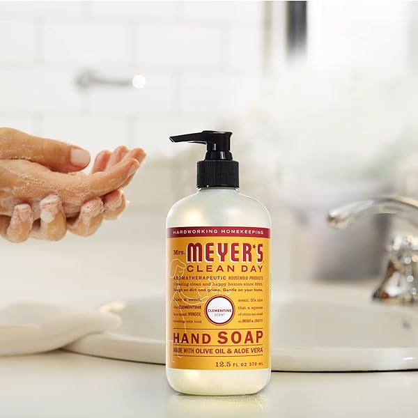 MRS. MEYER’S CLEAN DAY HAND SOAP, CLEMENTINE SCENT, 12.5 FL OZ BOTTLE