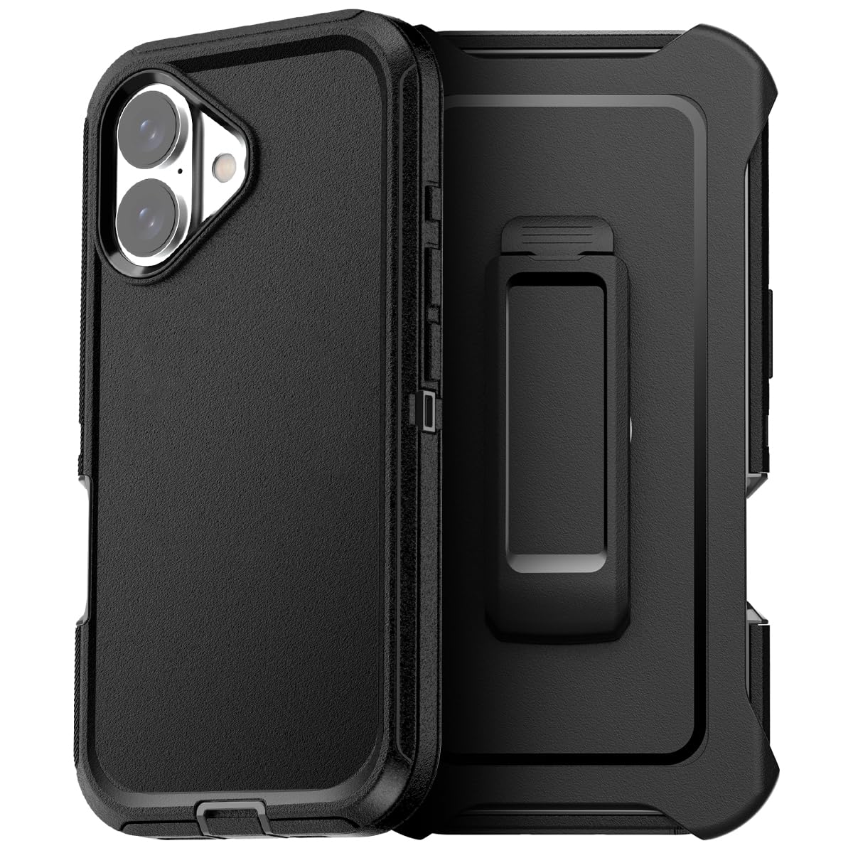AICase for iPhone 17 Case+Belt-Clip Holster 6.3",Heavy Duty Drop Protection Full Body Rugged Shockproof/Drop Proof/DustProof Military Grade Tough Durable Cover for iPhone 17 2025_BG023