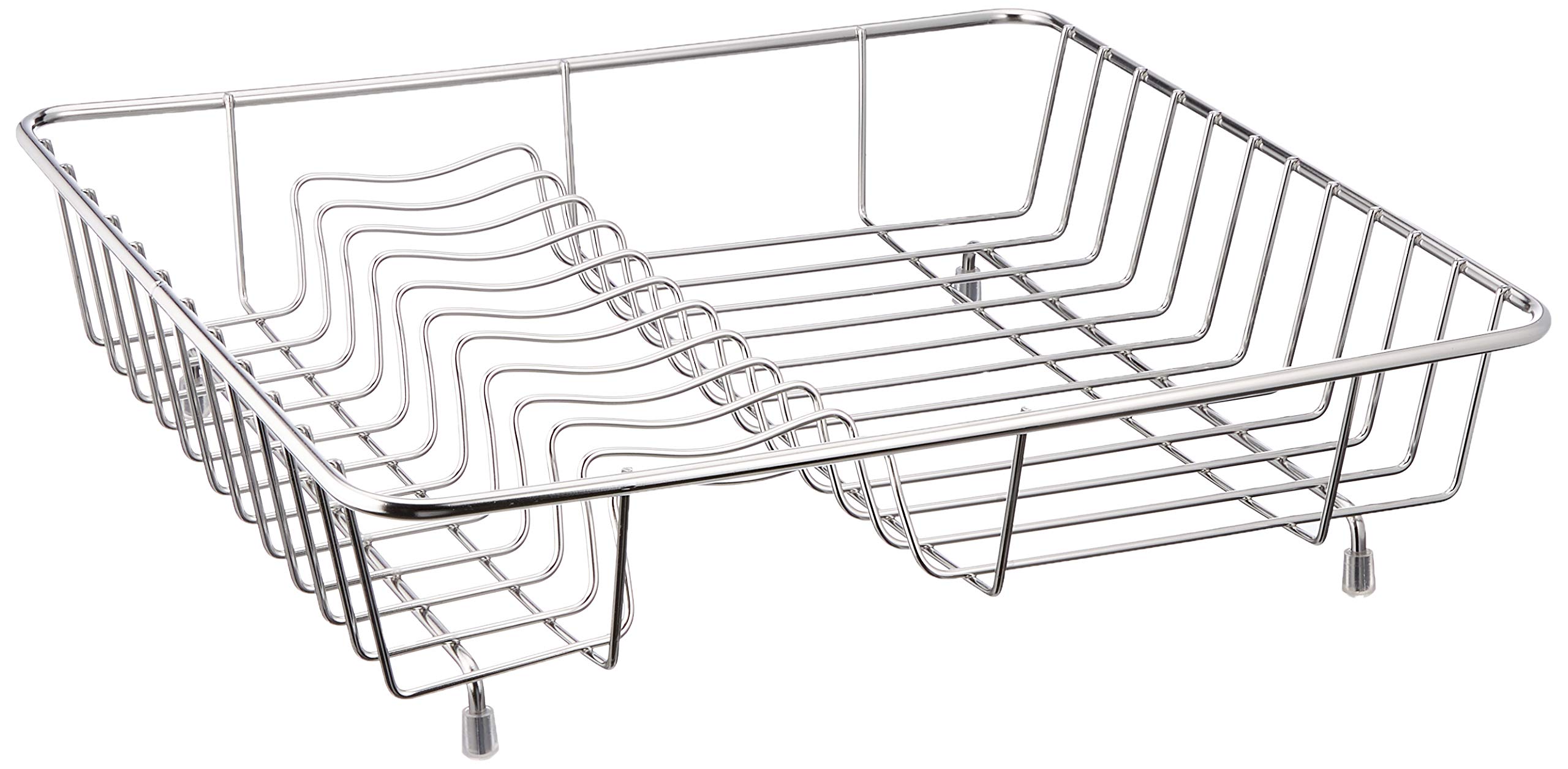 Delfinware 3034SS Stainless SteelPopular Dish Drainer, Steel, Silver