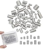 MECCANIXITY 80-Pack M3-0.5 X 4mm Grub Screws – 304 Stainless Steel Cup Point Allen Screws, Internal Hex Socket, For Bathroom Fixtures, Furniture & DIY