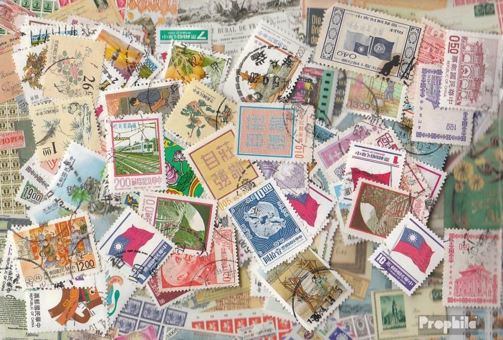 Prophila Collection China-taiwan 100 various stamps taiwan & Formosa (Stamps for collectors)