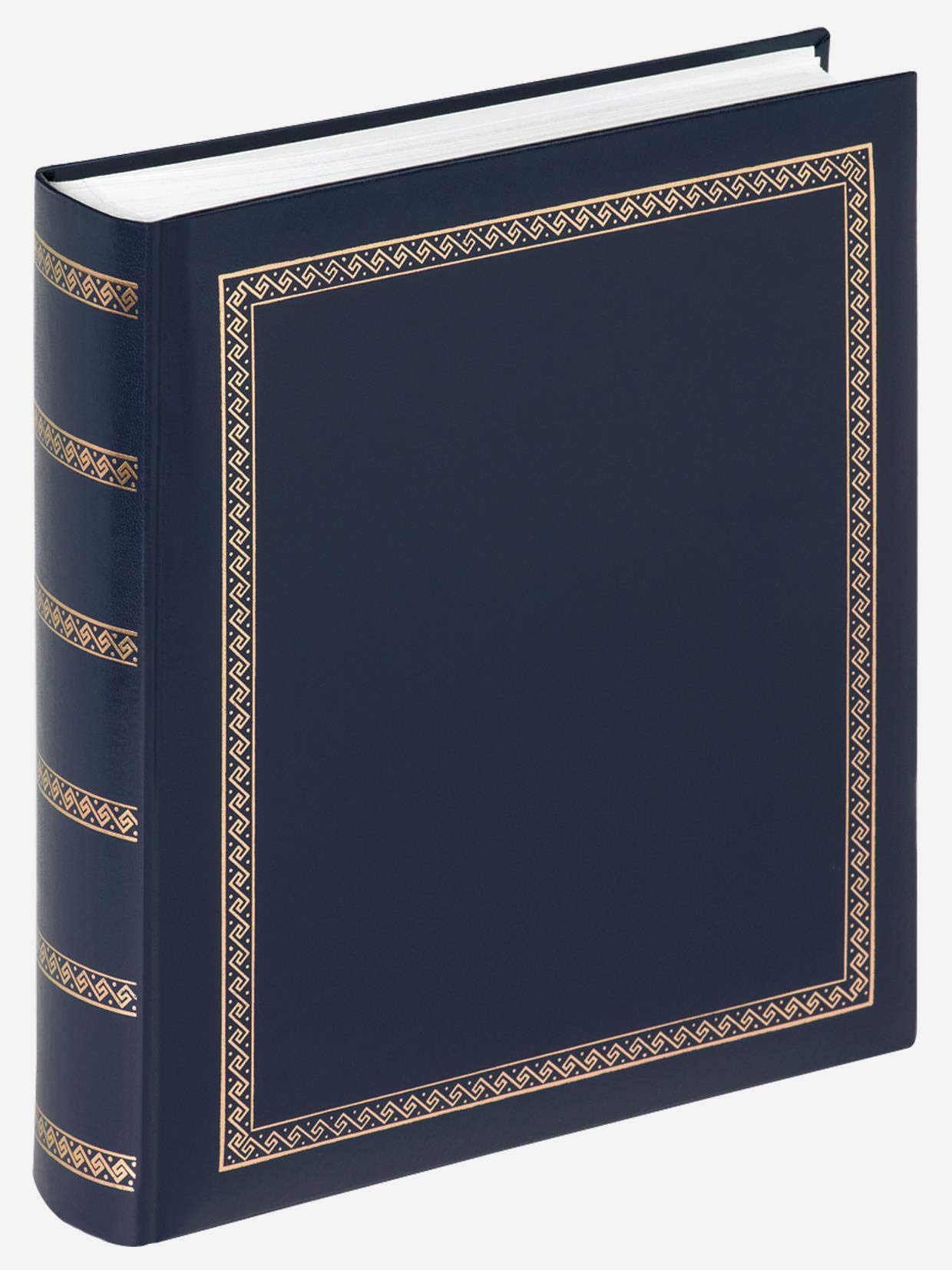 walther design Photo Album Blue 29 x 32 cm Imitation Leather with Embossing, The Chic Thickness MX-101-L