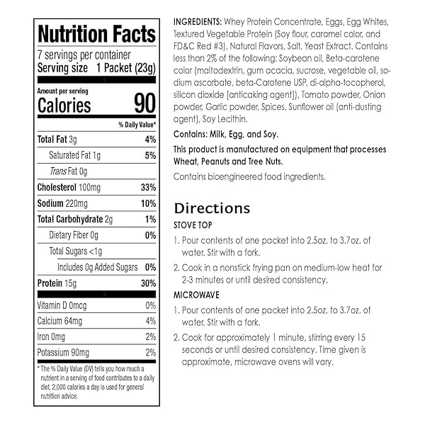 BARIWISE PROTEIN OMELET, BACON & CHEESE – 90 CALORIES, 15G PROTEIN, GLUTEN FREE (7CT)
