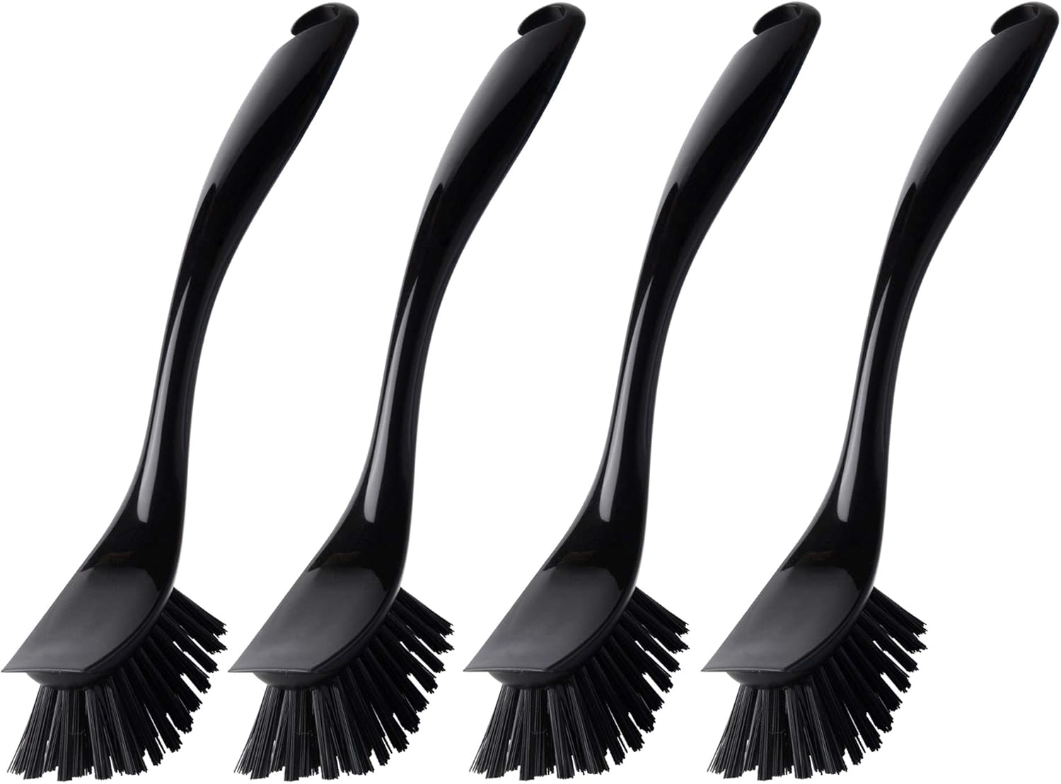 IKEA ANTAGEN Black Dish Brush with Scraper Edge Set of 4 Amazon.co