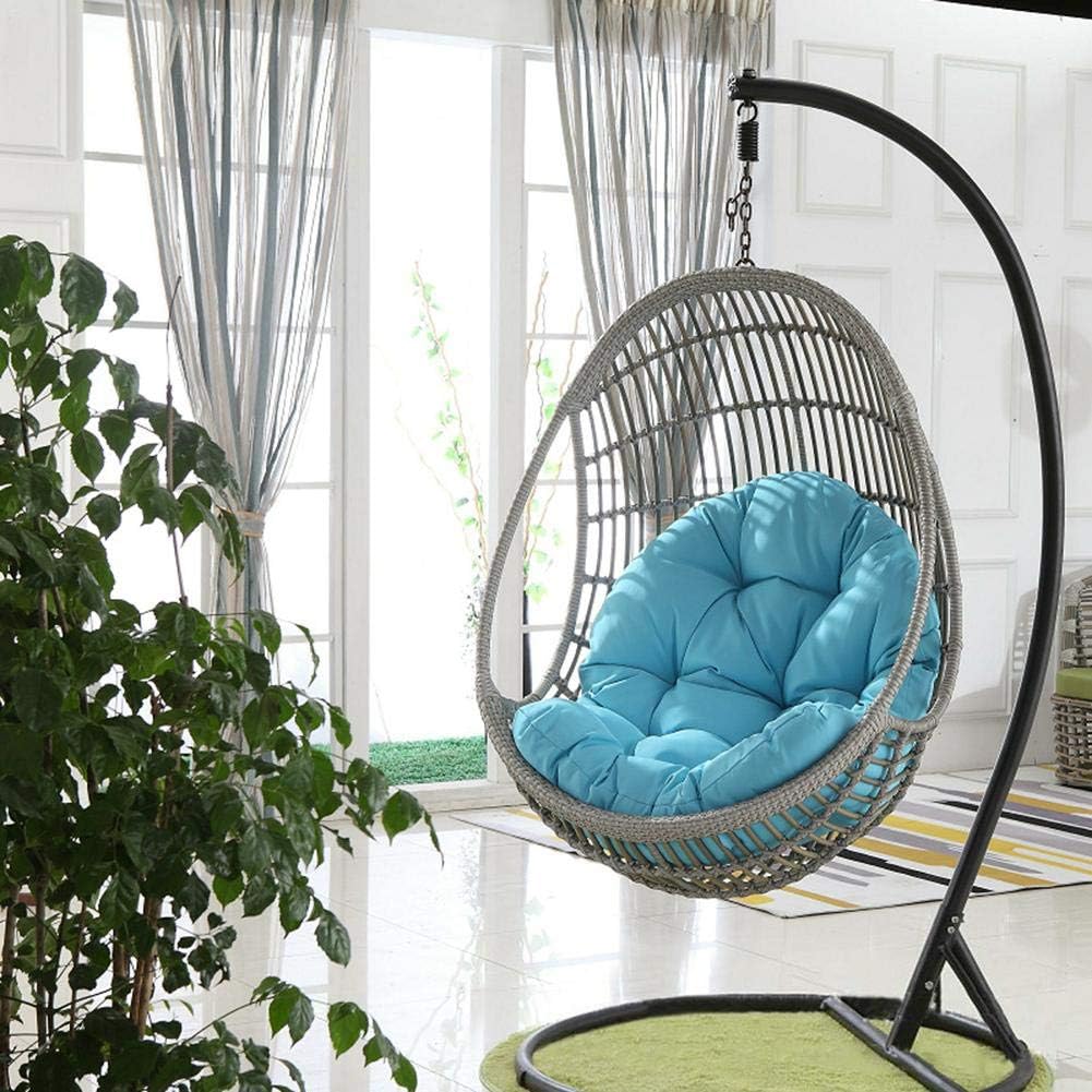 whelsara Swing Hanging Basket Seat Cushion,Waterproof Chair Seat Cushioning Thicken Hanging Egg Hammock Chair Pads for Patio Garden Elegance