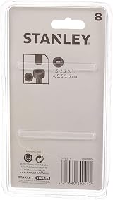 Stanley 8pc Metric Hex Key Set 0-69-251 Folding Case Silver view 4