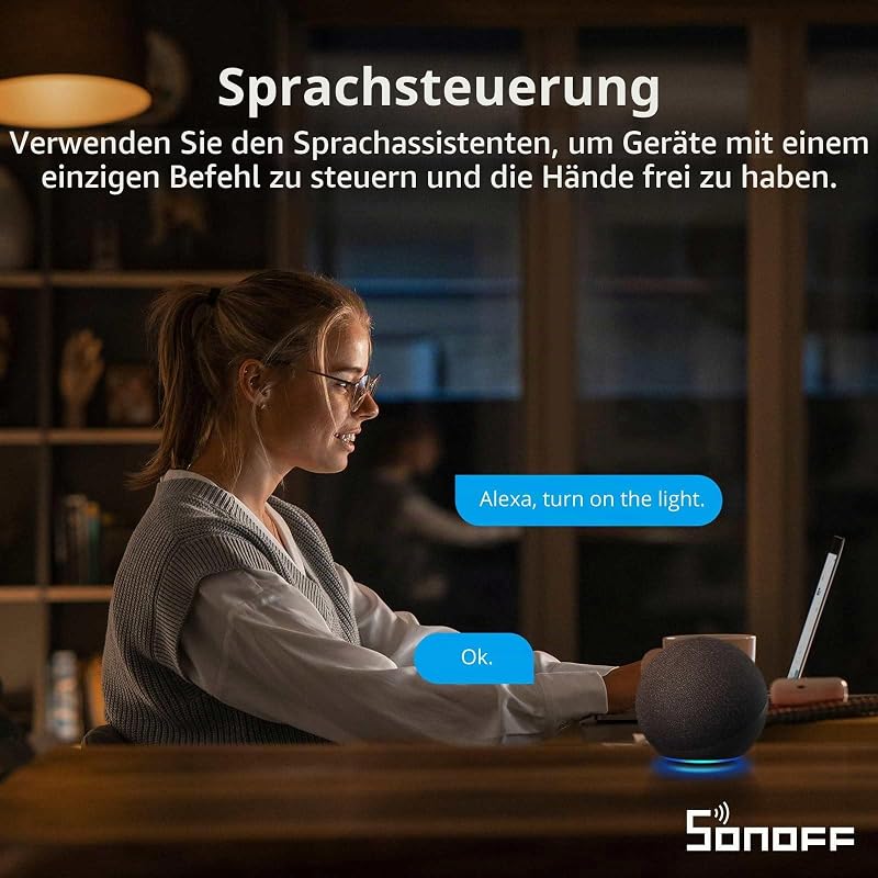 Zigbee Smart Switch, funktioniert mit Alexa & Google Home, 2 PACK, erfordert ZigBee Gateway, erfordert neutrale Leitung