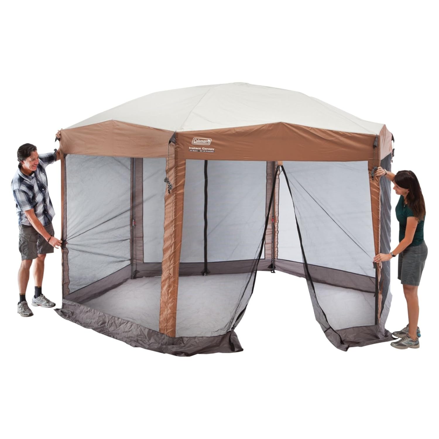Screen Tents Canada & Gazelle G6 8Person 6Sided 124 X 124Inch Gazebo