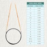 KnitPro Basix Beech Fixed Circular 16in 3.25mm Needles view 4