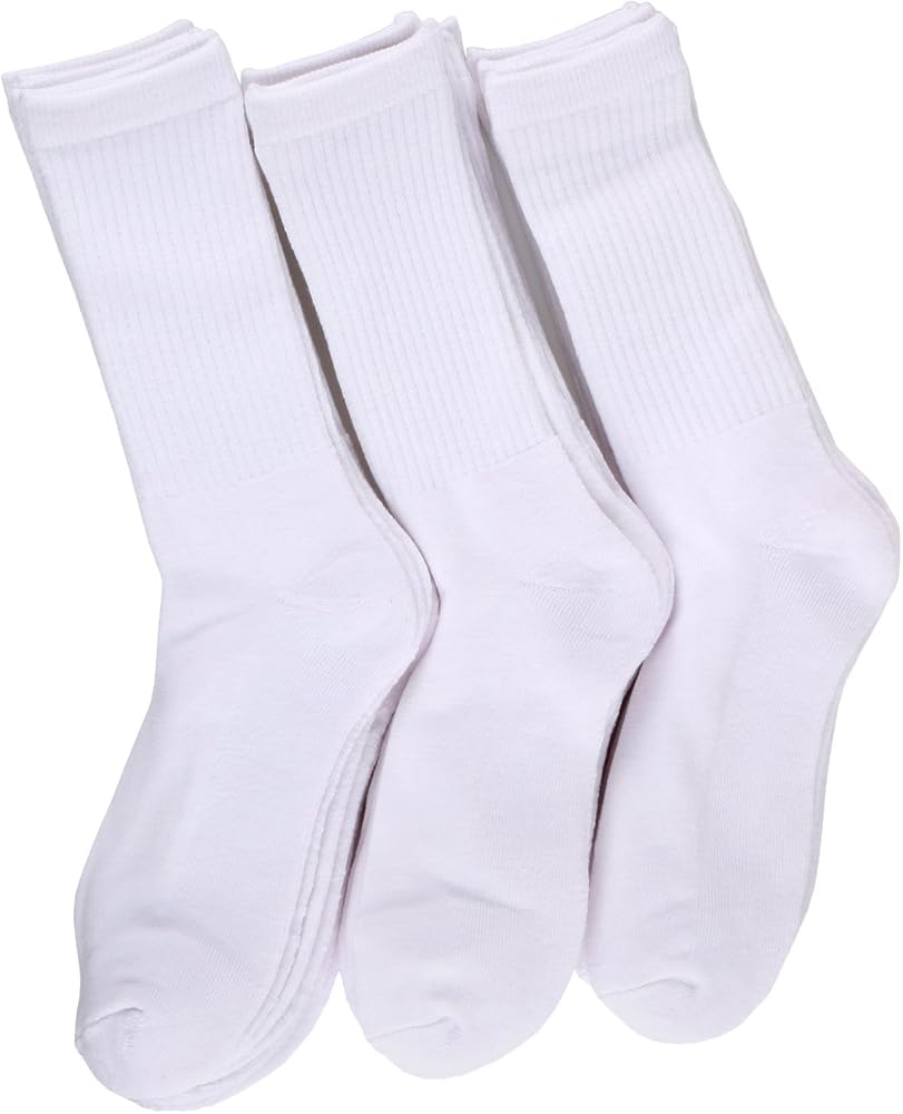 Blank White Sublimation Crew Socks 