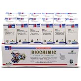 Economy Pack Schussler Cell Salts Kit &ndash; 12 Homeopathic Tissue Salt Remedies with Easy‑to‑Use Remedy Chart, 12 Bottles, 350 Pellets Each | Bestmade