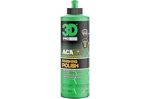 3D ACA 520 Finishing Polish - 8oz - Step 2 Body Shop Finishing Polish - Easy Clean Up, Superior Finish, No Fillers - True Paint Correction - Alpha Ceramic Alumina