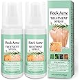Back Acne Treatment With Herbal Formula, 2% Salicylic Acid & Tea Tree Oil - Body Spray Solution for Acne, 120ml (2PCS)