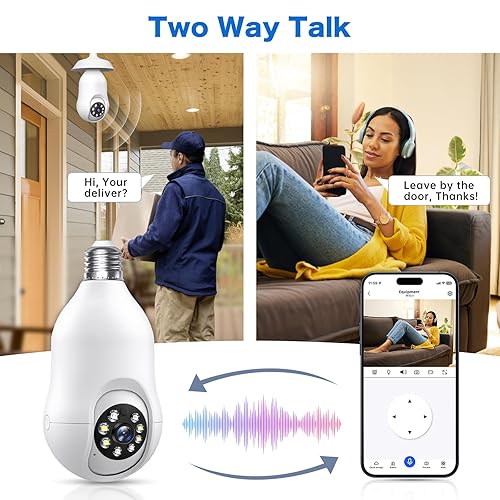 Light Bulb Security Camera Pack, Lightbulb Security