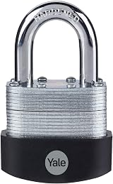 Yale High Security 50mm Laminated Padlock with Hardened Shackle 3 Keys view 5
