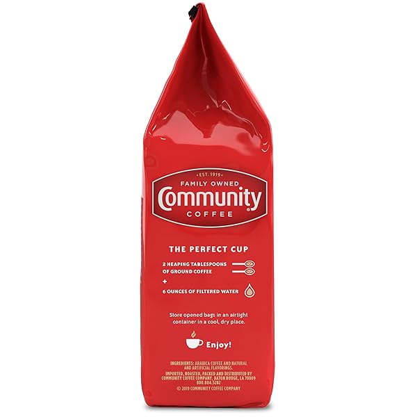 COMMUNITY COFFEE FRENCH VANILLA FLAVORED GROUND COFFEE, MEDIUM ROAST, 12 OZ BAG (PACK OF 1)