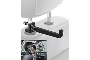 TIGA Aluminum Headrest Bow Hanger - Twist-On 2.0 Universal Bow Hangers - for Truck/SUV/Car, Holds Compound/Recurve Bows & Hunting Gear - Boddy Accessories for Truck