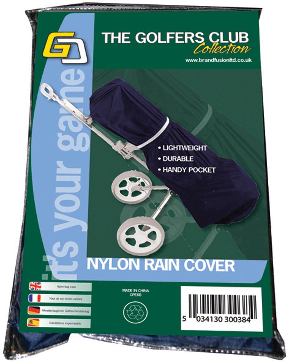 Nylon Golf Bag Weather Cape - Boxed