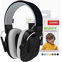 Alpine Muffy Noise Cancelling Headphones for Kids - 25dB Noise Reduction - Earmuffs for Autism - Sensory & Concentration Aid