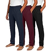 Real Essentials 3 Pack: Boys Cotton Soft Pajama Pants Kids Bottoms Pjs Youth Teen Pijamas Sleep Pyjamas Lounge para Niños