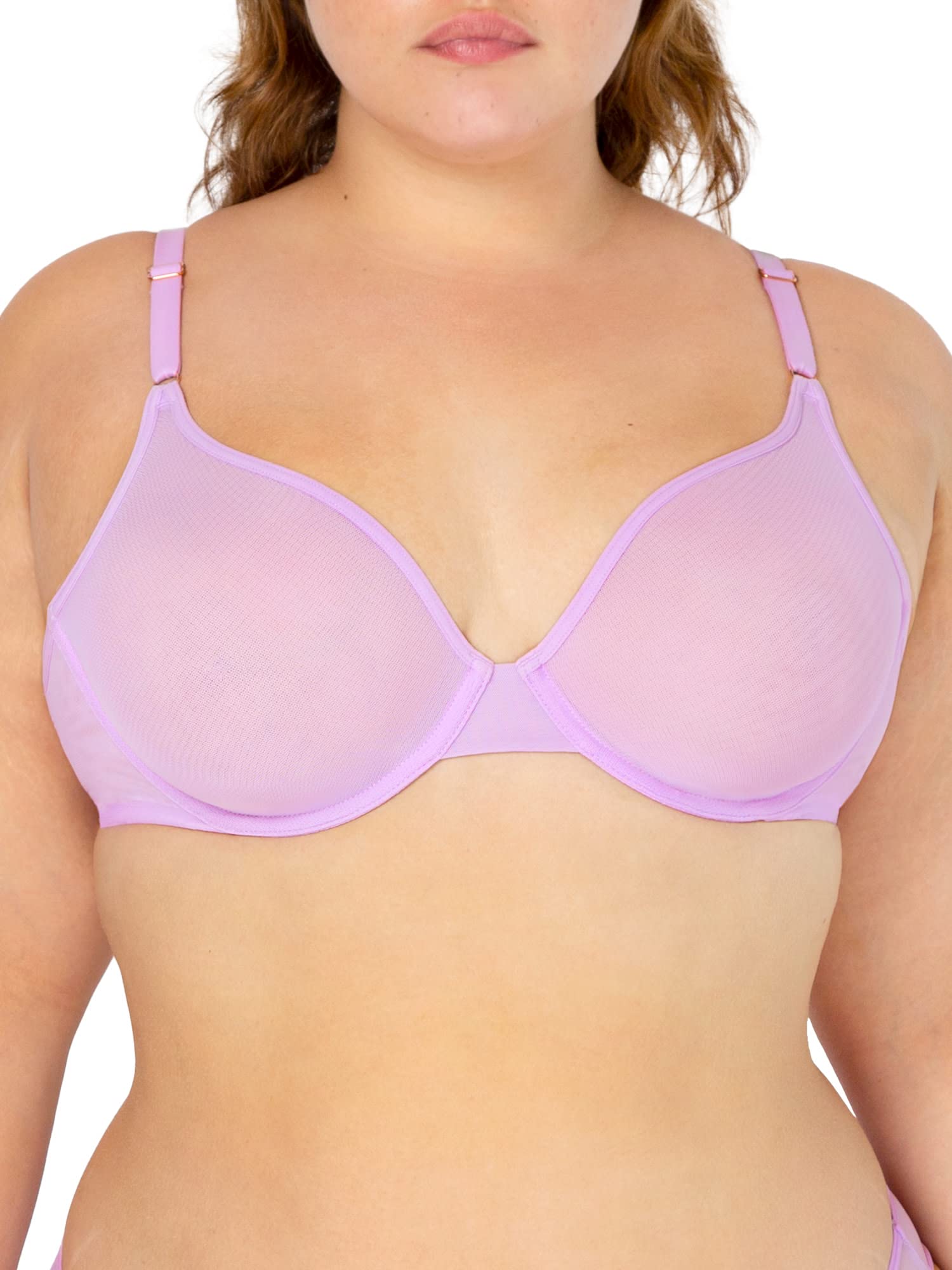Smart & Sexy Women's Sheer Mesh Demi Underwire Bra, available in single and 2 Packs!