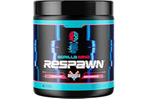 Gorilla Mind Respawn (Bombsicle) - Advanced Gaming Supplement for Amplified Focus, Enhanced Reaction Time and Clean Energy (40 Servings)
