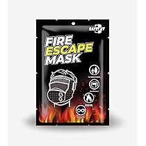 【送料無料★】 『FIRE ESCAPE MASK』 2個入り 火災マスク 防炎マスク 防煙マスク 防災避難マスク 2個入り