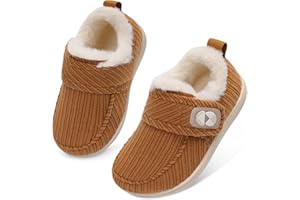 Centipede Demon Toddler Slippers Fuzzy Kids House Slippers Rubber Soles Toddler Winter Shoes Wide Boots for Indoor Outdoor