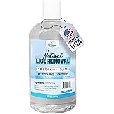 Safe Natural Lice Treatment for Kids & Adults | Gentle, Non-Irritating Lice Shampoo That Kills Eggs and Lice on All Hair Types | Dimethicone Safely Suffocates | 8oz Treats 1-2 People