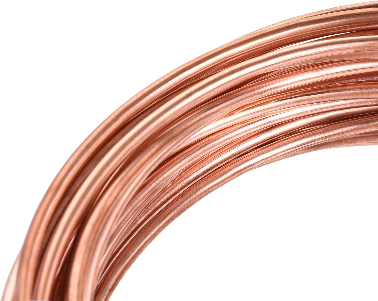 sourcing map Refrigeration Tubing 2.5mm OD x 1.5mm ID x 24.5Ft Length Copper Tubing Coil - Image 4