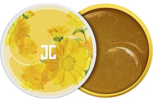 JAYJUN JJ JAYJUN Calendula Tea Eye Gel Patch, Under Eye Mask Treatment for Puffy Eyes, Dark Circles, Under Eye Bags, Anti Wrinkle, Gel Pads For Moisturizing and Hydrating, Improves Elasticity, 60 in Jar