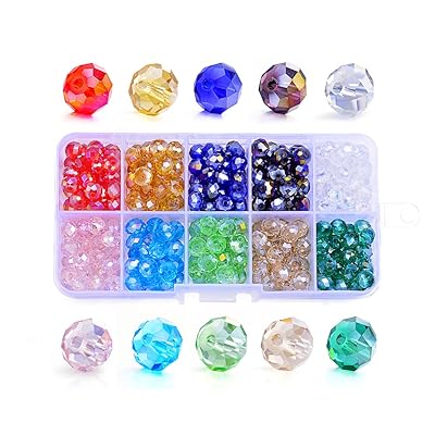 Sromay Wholesale 150Pcs 10mm AB Crystal Glass Beads Nigeria Ubuy