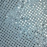 Baby Blue Small Dot Confetti Sequin Fabric 45 inches wide sold by the yard