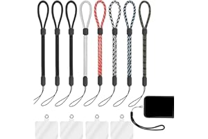 Phone Strap 12-Pack Set, Multi Color Adjustable Phone Wrist Strap. 8 Phone Lanyard for Cell Phone Lanyard, USB Flash Drives, 