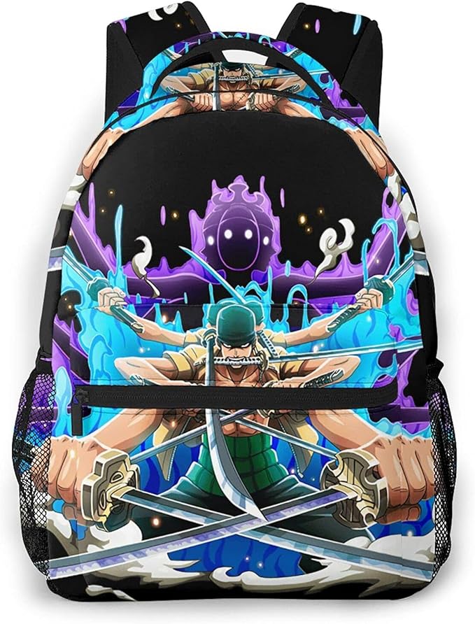 OnePiece Anime Casual backpack Fashion Printing Multifunction