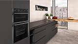 Neff N50 Double Oven CircoTherm EasyClean Graphite 88.8x59.4x55cm view 3