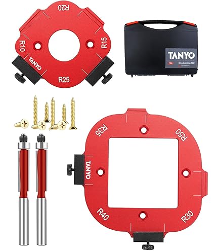 Kit Template Per Router - Dime Angolari In Lega Alluminio Per Lavorazione Legno - Foto 13