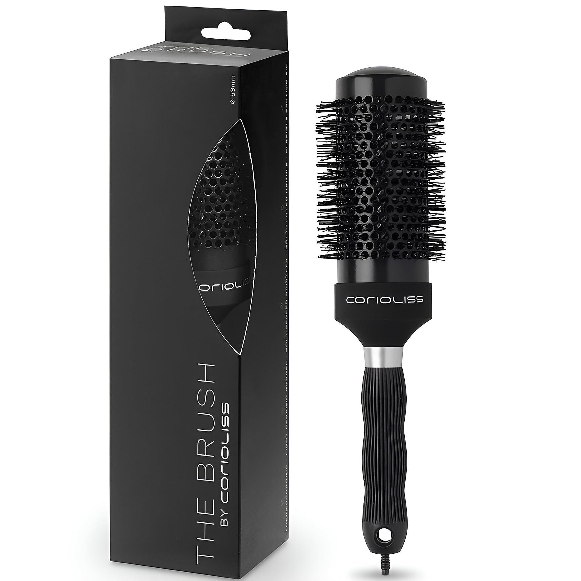 Corioliss | Hair Roller Brush for Women | Professional Hair Brush Ceramic | Ideal for Short Hair and Precise Work Styling 53 mm