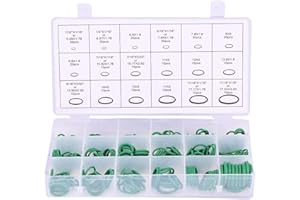 for Rubber o Ring kit O-Ring Seal Gasket, 270pcs Assorted Car Air Conditioning Compressor O-Ring Seal Gasket Set Rubber Washe