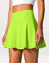 SANTINY 14" Tennis Skirt Golf Skorts with Pockets