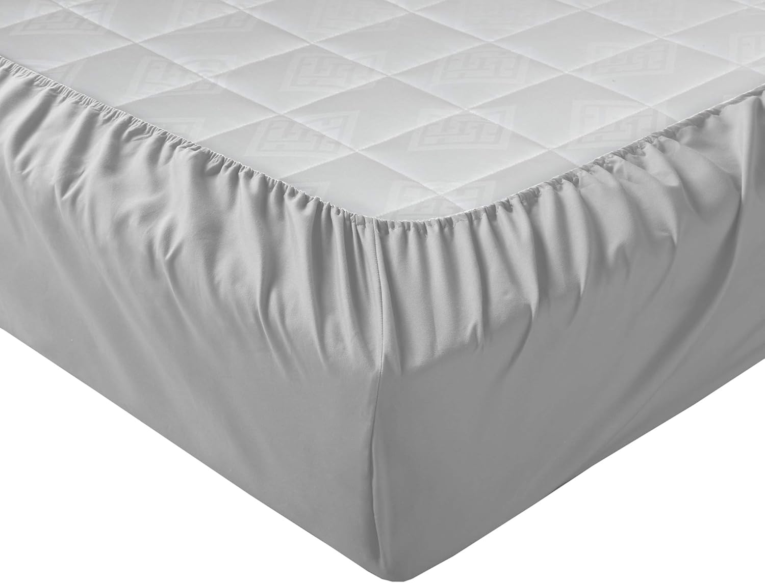 Comfort Spaces CS20-0121 Ultra Soft Hypoallergenic Microfiber 6 Piece Set, Wrinkle Fade Resistant Sheets with Pillow Cases Bedding, Queen, Light Gray: Home & Kitchen