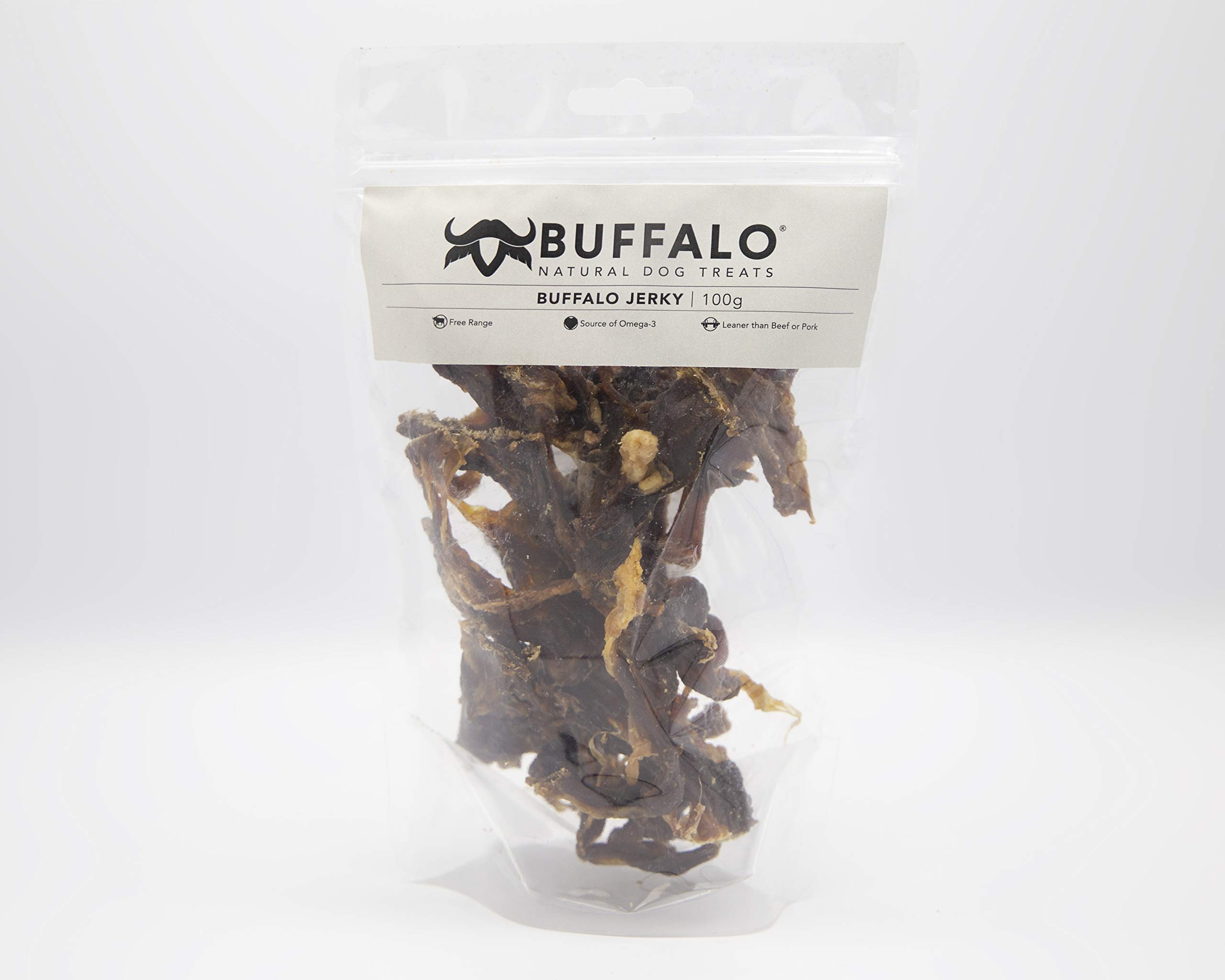 Sniffers Buffalo Jerky 100g, transparent