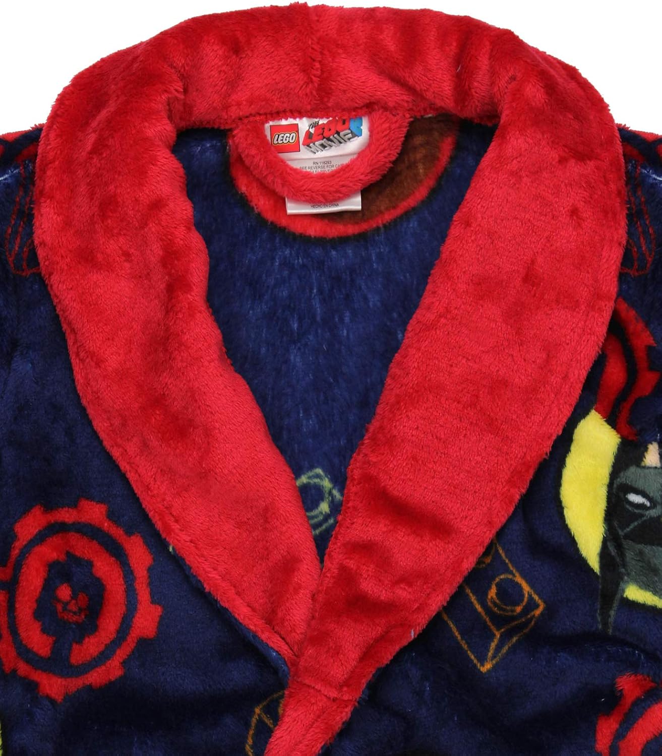 Lego Movie 2 The Second Part Boys Fleece Bathrobe Robe: Clothing