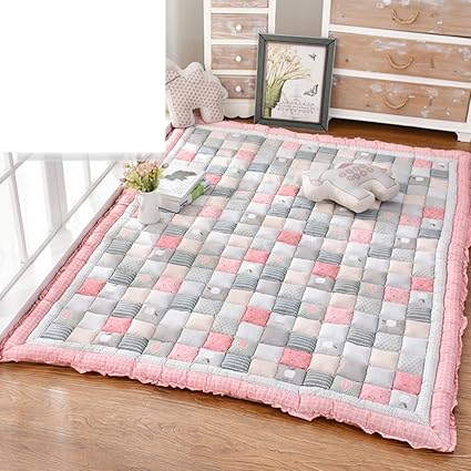 Osjcyasbz Korean Carpet Thicken Short Plush Non Slipping Blanket Bed Table Crawling Mat Tatami Mattress F 150200cm 59x79inch