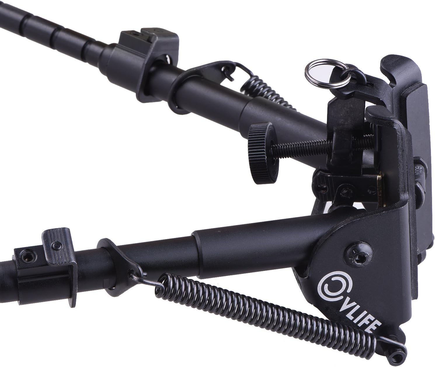CVLIFE 6-9 Inches Tactical Rifle Bipod Adjustable Spring Return with Adapter : Sports & Outdoors