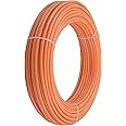 SharkBite 1/2 Inch x 300 Feet Orange PEX Pipe, Oxygen Barrier Flexible Water Tubing for Radiant Heating, U860O300
